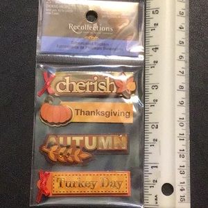 Thanksgiving theme sticker set